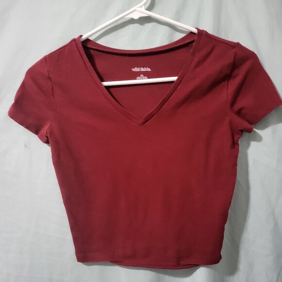 Red Crop Top - Picture 1 of 3